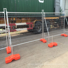 Дешевый временный забор с бетонными пластиковыми опорами для Австралии